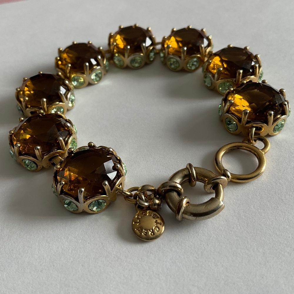 J. Crew Gold and Brown Bracelet